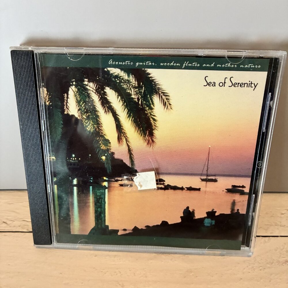 Sea of Serenity CD Acoustic Guitar Wooden Flutes Relaxing Nature Music Passion